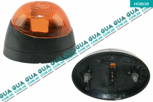 Указатель поворота левый боковой повторитель желтый ( поворотник ) 1шт   