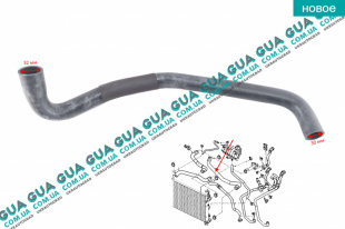 Патрубок / шланг / трубка системы охлаждения ( патрубок радиатора нижний )   