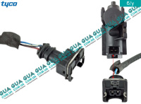 Фишка / разьем / штекер с проводами трансдюсера ( контакт вакуумного клапана турбыни ) 2 контакта