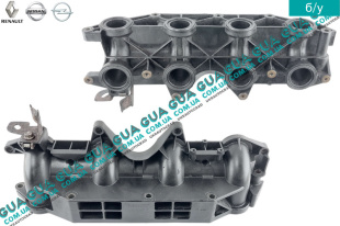 Впускной коллектор ( пластик ) Renault / РЕНО LAGUNA II / ЛАГУНА 2 2.2DCI (2188 куб.см.),