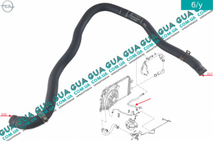 Патрубок / шланг системы охлаждения ( трубка расширительного бачка )   