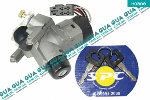 Замок зажигания ( контактная группа / замок вала рулевого колеса )   