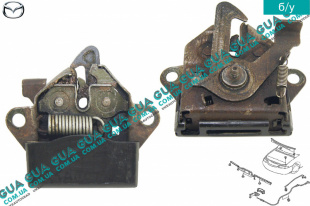 Замок капота Mazda / МАЗДА 323 F 1998-2004 1.5 16V (1498 куб.см. )
