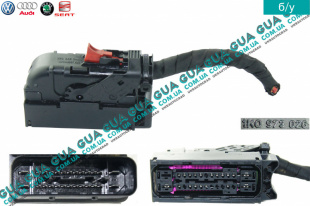 Фишка блока  ABS ASR ( Блок АБС / Блок управления ABS ) Seat / СЕАТ LEON 2005- 1.8TSI (1798 куб.см.)