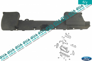 Дефлектор / диффузор радиатора верхний   