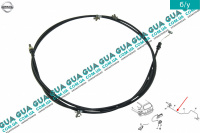 Трос открытия лючка топливного бака ( крышки ) L2340мм Nissan / НИССАН ALMERA N16 / АЛЬМЭРА Н16 2.2 DCI ( 2184 куб.см.)
