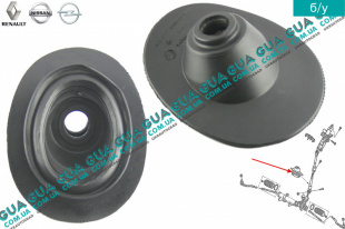 Пыльник защитный рулевого вала / карданчика рулевой колонки / крестовини кардана ( штурвалавала )   