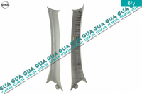 Внутренняя обшивка ( молдинг ) накладка стойки передней левой Nissan / НИССАН ALMERA N16 / АЛЬМЭРА Н16 2.2 DCI ( 2184 куб.см.)