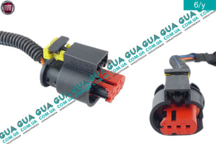 Фишка / разъем / штекер / колодка з проводами катушки зажигания 3 контакта   