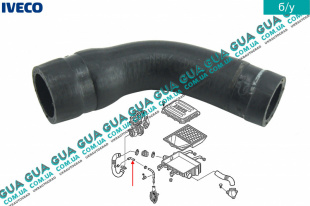 Патрубок вентиляции картерных газов ( шланг, трубка cапуна )   