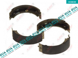 Колодки ручного тормоза ( спарка )   