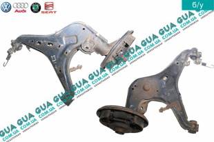 Рычаг задний под барабан правый / ступица   