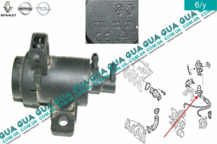 Клапан преобразователь давления  турбины ( управление ОГ  / вакуумний трансдьюсер )   