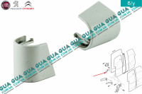 Декоративная накладка петли задней левой двери верх