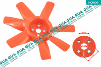 Крыльчатка двигателя 7 лопастей D310 ( вентилятор охлаждения ) OHC Ford / ФОРД TAUNUS 79-82 / ТАУНУС 79-82 1.6 (1593 куб.см.)