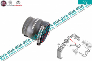 Патрубок интеркулера ( к коллектору )   