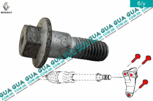 Болт кронштейна промвала ( подвесного подшипника / полуоси ) M10X1.5X18 L30mm   