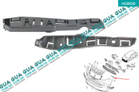 Кронштейн крепления переднего бампера ( левый ) с 08-