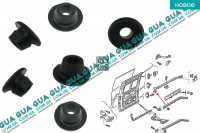 Направляющая втулка боковой сдвижной двери 1шт