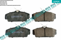 Тормозные колодки передние ( с-ма TRW ) Nissan / НИССАН ALMERA N16 / АЛЬМЭРА Н16 2.2 DCI ( 2184 куб.см.)