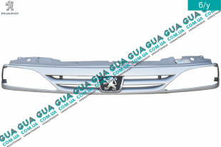 Решетка радиатора Peugeot / ПЕЖО 806 1994-2002 2.0TD (2088 куб.см.)