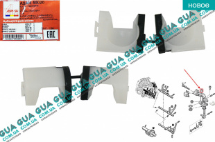 Втулка штока вилки коробки переключения передач КПП   