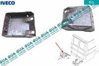 Кронштейн крепления клыка бампера задний левый
