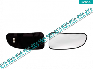  Вкладыш зеркала заднего вида правый нижний с подогревом 99-06   