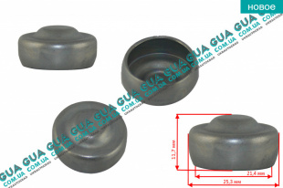 Заглушка блока цилиндров  ( пробка двигателя / ГБЦ ) D25,3 1шт Ford / ФОРД C-MAX 2003-2007 / ФОКУС С-МАКС 2.0TDCI  (1997 куб. см.)