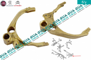 Вилка включения 5 передачи КПП   