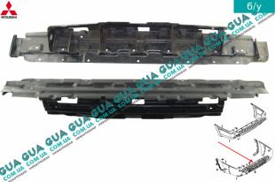 Усилитель заднего бампера   