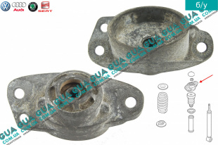 Опора / подушка амортизатора заднего ( проставка пружины верхняя правая)   