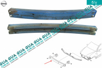 Усилитель переднего бампера  Nissan / НИССАН ALMERA N16 / АЛЬМЭРА Н16 2.2 DCI ( 2184 куб.см.)