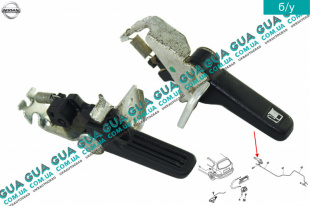 Ручка открытия лючка топливного бака ( крышки ) Nissan / НИССАН ALMERA N16 / АЛЬМЭРА Н16 2.2 DCI ( 2184 куб.см.)