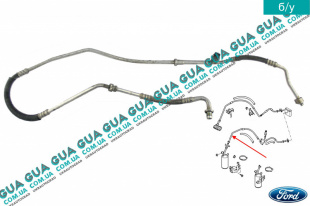 Трубка / патрубок кондиционера от радиатора к испарителю ( шланг )   