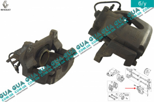 Суппорт передний левый ( 308-324/60/28 ) ATE   