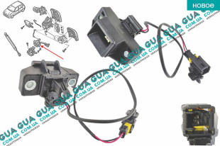 Замок задней двери / ляды / крышки багажника электрический   