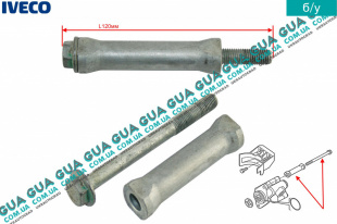 Болт / винт / распорка насоса гидроусилителя руля ( ГУРа ) M12X1,25X110 Fiat / ФИАТ DUCATO 250 2006- / ДУКАТО 250 3.0JTD (2999 куб.см.)