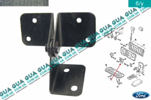 Петля спинки заднего сиденья центральная Ford / ФОРД ORION III 1990-1996 / ОРИОН 3 90-96 1.4 (1391 куб.см.)