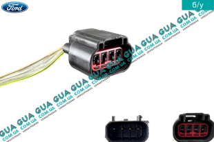 Фишка / разьем датчика давления в впускном коллекторе ( абсолютного давления )   