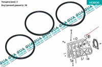 Сальник / уплотнительное кольцо / прокладка  заглушки блока цилиндров ( пробки двигателя ) 1шт