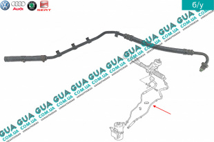 Шланг / патрубок гидроусилителя ( ГУРа ) ( трубка низкого давления )   
