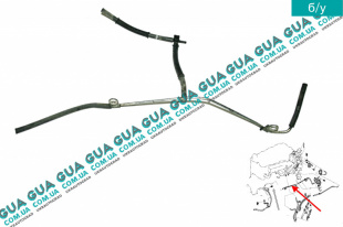 Шланг / патрубок вакуумной системы ( трубка ) Toyota / ТОЙОТА LAND CRUISER 2000- 3.0D-4D 4WD (2982 куб.см.)