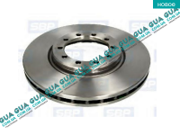 Тормозной диск вентилируемый передний Renault / РЕНО MASCOTT 2004-2010 / МАСКОТ 04-10 3.0TDI (2953 куб.см.)
