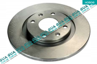 Тормозной диск передний (невентилируемый) Citroen / СИТРОЭН BERLINGO (M49) 1996-2003 / БЕРЛИНГО (М49) 1.9D (1868 куб.см.)
