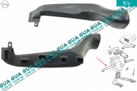 Воздуховод отопителя / печки салона торпеды левый
