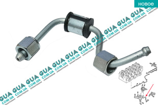 Трубка топливной системы SIEMENS ( от рейки к ТНВД ) Ford / ФОРД C-MAX II / С-МАКС 2 1.8TDCI (1753 куб.см)