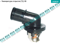 Корпус термостата / термостат / фланец охлаждающей жидкости ( 89 С )