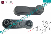 Ручка стеклоподъемника передней двери Peugeot / ПЕЖО EXPERT 1995-2004 / ЭКСПЕРТ 95-04 1.9D (1868 куб.см.)