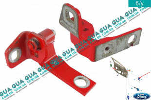 Петля ( навес ) левой двери задней / передней верхняя   